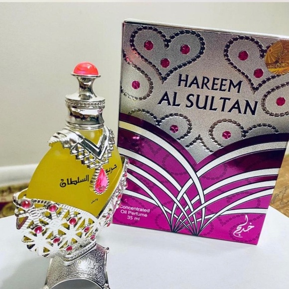 Hareem Al Sultan Silver Arabian Oil, Attar, Floral, Clean Beauty, NWT - Picture 2 of 4